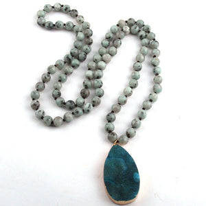 Fashion Stone Pendant Necklace