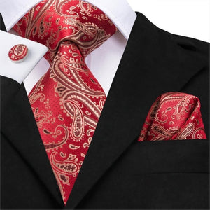 Luxury Tie, Handkerchief and Cufflinks