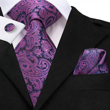 Load image into Gallery viewer, Luxury Tie, Handkerchief and Cufflinks
