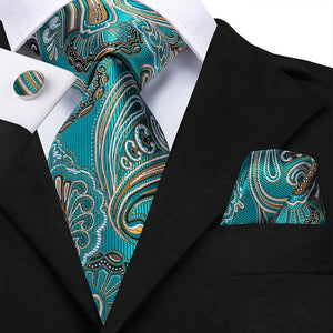 Luxury Tie, Handkerchief and Cufflinks