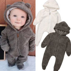 Newborn Baby and Toddlers Winter Long Sleeve Jumpsuit