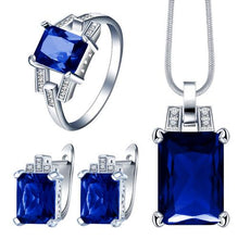 Load image into Gallery viewer, Stylish Pendant Necklace Earrings and Ring
