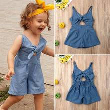 Load image into Gallery viewer, Baby and Toddlers Strap Romper
