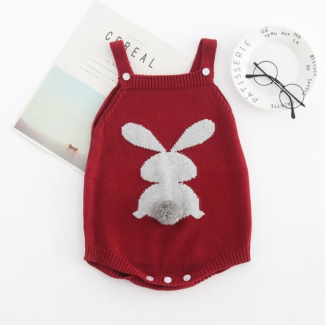 Newborn Baby Toddlers Rabbit Romper Jumpsuit