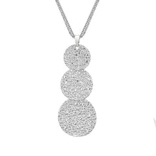 Load image into Gallery viewer, Round Pendant Necklace with Long Chains
