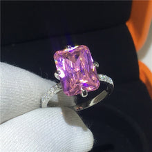 Load image into Gallery viewer, Sterling Silver  Zircon Promise Ring
