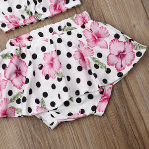 Newborn Baby Toddlers Crop Top and Shorts