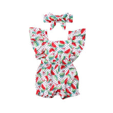 Load image into Gallery viewer, Baby and Toddlers Jumpsuit with Headband
