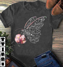 Load image into Gallery viewer, Butterfly and Floral T-Shirt
