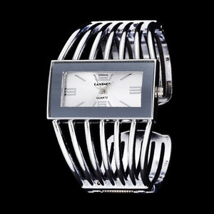 Rectangular Women's Bracelet Wristwatch