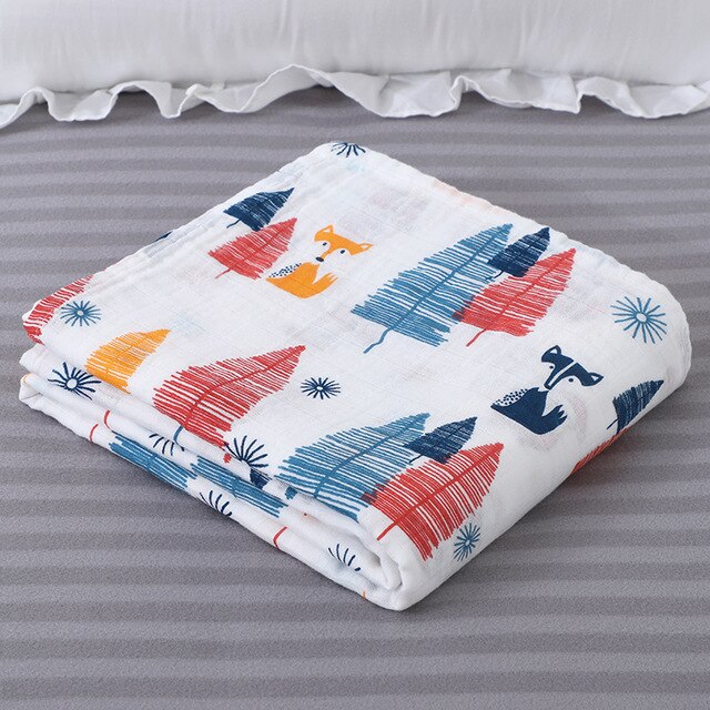 100% Cotton Blanket for Babies, Infants & Toddlers