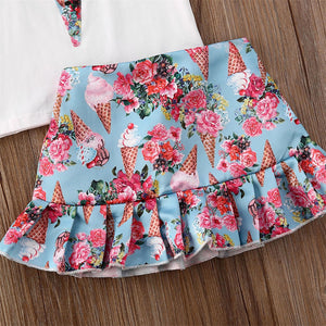 2pc Baby and Toddlers T-Shirt and Skirt