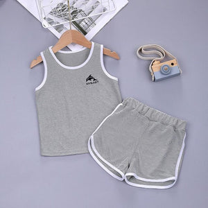 2pc Toddlers Casual Sleeveless Outfit