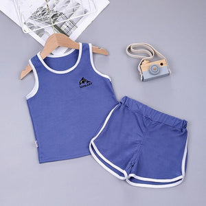 2pc Toddlers Casual Sleeveless Outfit