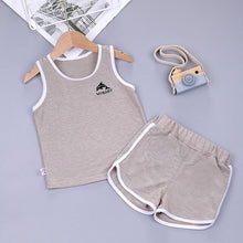 Load image into Gallery viewer, 2pc Toddlers Casual Sleeveless Outfit
