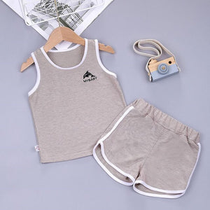 2pc Toddlers Casual Sleeveless Outfit