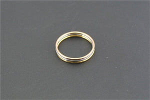 Thin Three Circle Ring