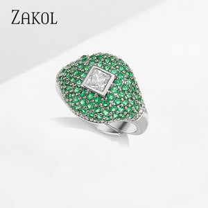 Chic Cubic Zirconia Ring