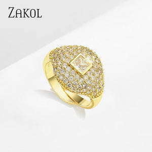 Chic Cubic Zirconia Ring