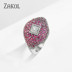 Chic Cubic Zirconia Ring