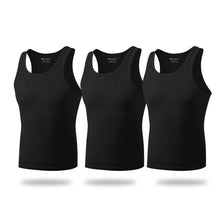 Load image into Gallery viewer, 3pc Men&#39;s Cotton Sleeveless Vest/Underwear
