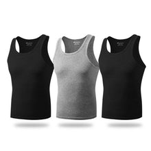 Load image into Gallery viewer, 3pc Men&#39;s Cotton Sleeveless Vest/Underwear
