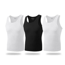 Load image into Gallery viewer, 3pc Men&#39;s Cotton Sleeveless Vest/Underwear
